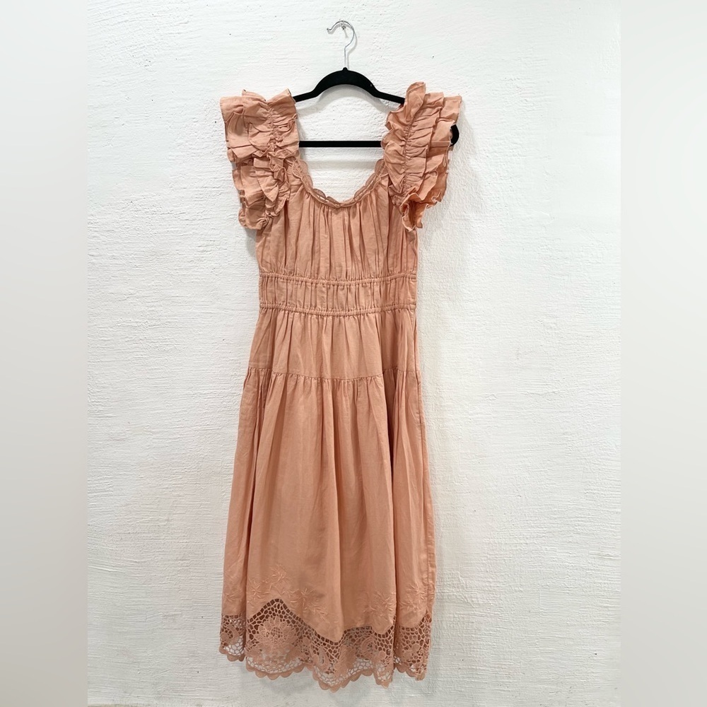 Ulla Johnson Leona Dress Azalea Midi - Picture 6 of 6